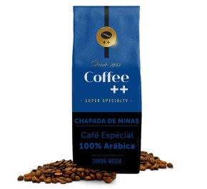 Coffee ++ Chapada De Minas в зернах, пакет 250 грамм, Бразилия