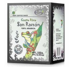 El Gusto San Ramon кофе молотый в дрип(фильтр)-пакетах 10*10 грамм, 100 грамм, Коста-Рика