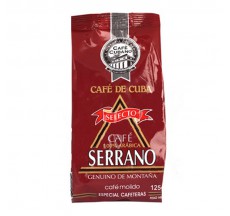 Молотый Serrano кофе обжаренный  молотый 125 гр., Куба