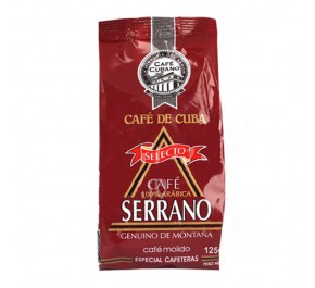 Молотый Serrano кофе обжаренный  молотый 250 гр., Куба