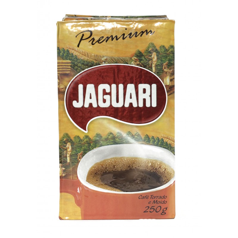 Jaguari Premium молотый, кофе обжаренный, пакет 250 гр., Бразилия