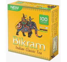 Bikram зеленый пакетированный чай 100 шт*2 гр., Индия