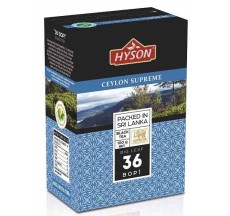 Hyson BOP1 36 черный среднелистовой чай, 100 гр., Цейлон	