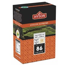 Hyson PEKOE 86 черный крупнолистовой чай, 100 гр., Цейлон