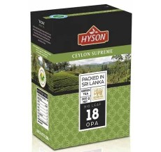Hyson OPA 18 зеленый крупнолистовой чай, 100 гр., Цейлон	