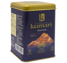 Чай KUMARI Everest черный крупнолистовой чай, жестяная банка* 150 гр., Непал